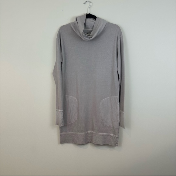 Athleta | Eco Wash Turtleneck Sweatshirt Dress Small Women's - Picture 2 of 9